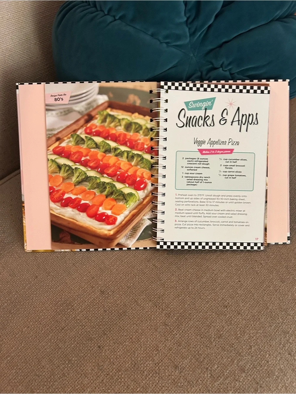 Cookbook Retro Nostalgic Recipes 50s-80s Vol 2 Spiral Bound Kitchen Decor